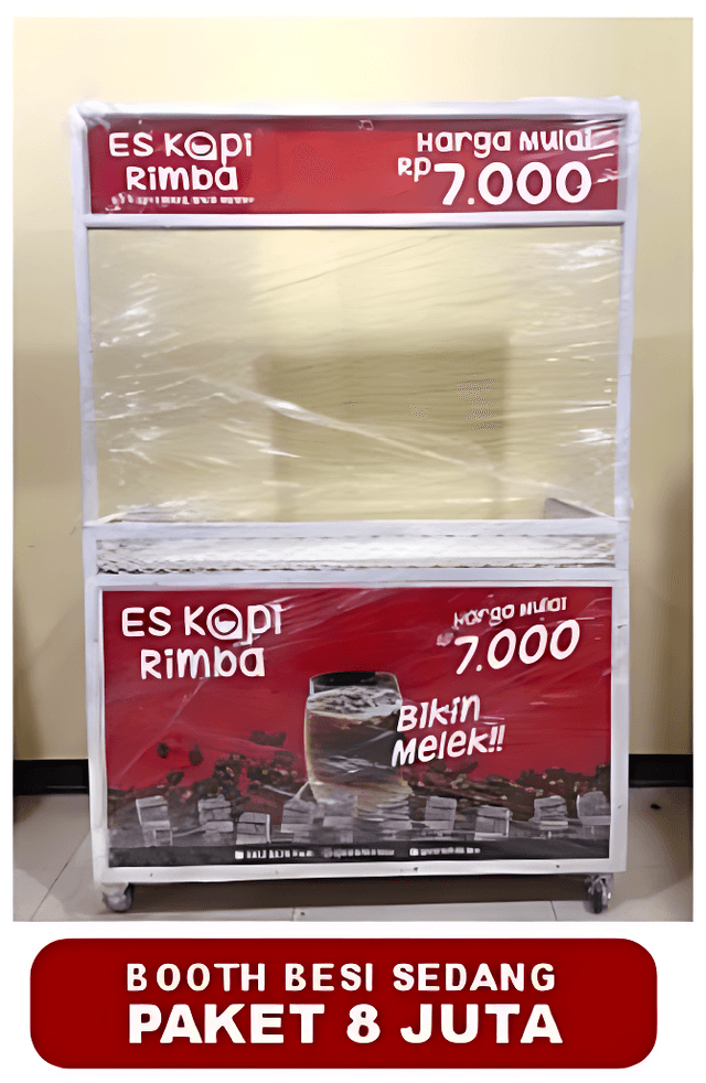 Estimasi ROI kemitraan Es Kopi Rimba Paket 1 modal Rp8.000.000