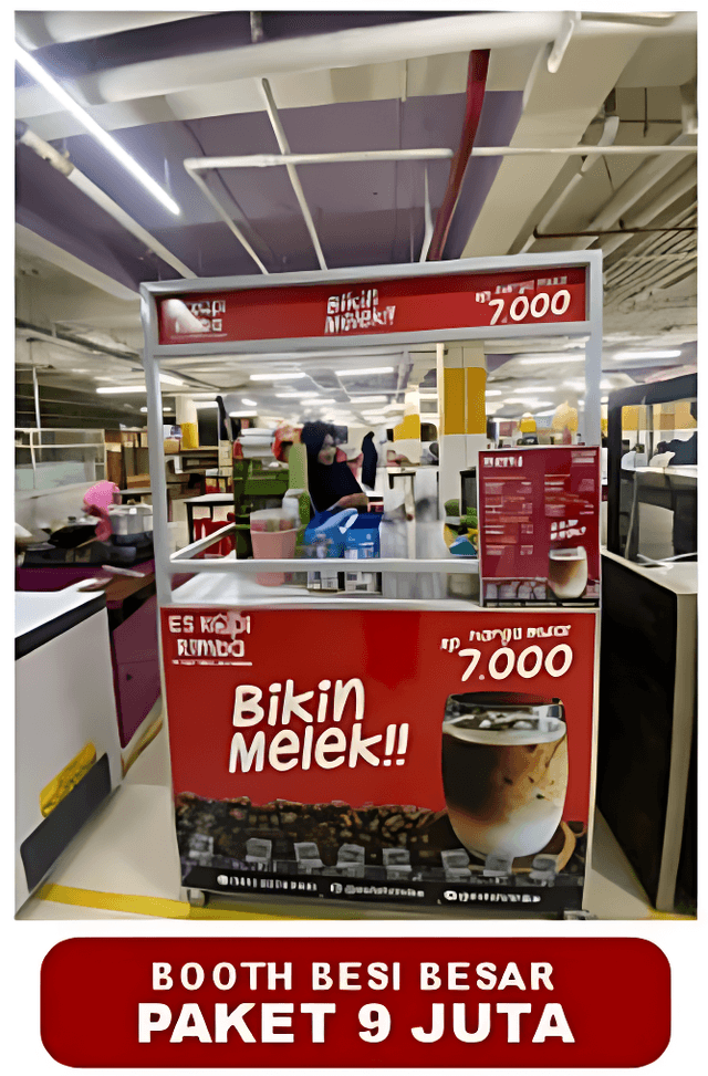 Estimasi ROI kemitraan Es Kopi Rimba Paket 2 modal Rp9.000.000